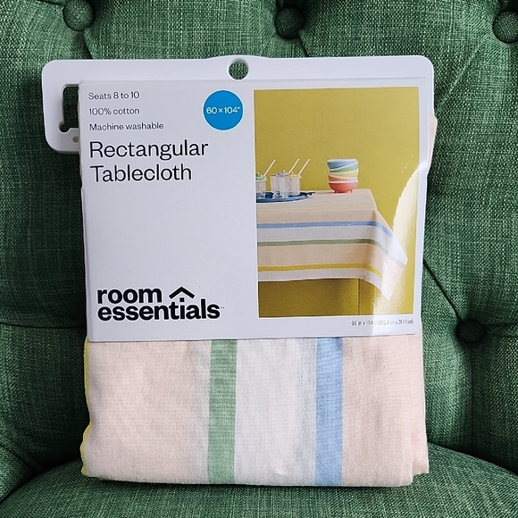 Room Essentials Multicolor Rectangular Tablecloth - Picture 1 of 3